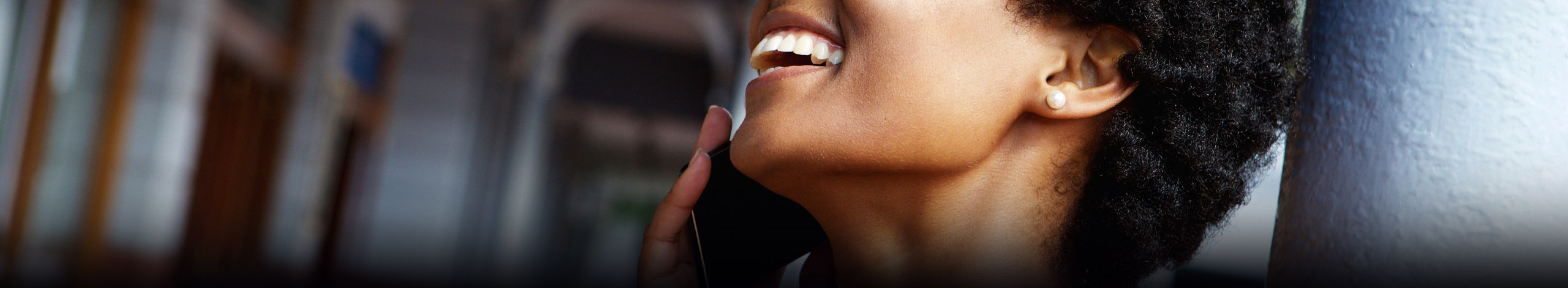 Woman on phone